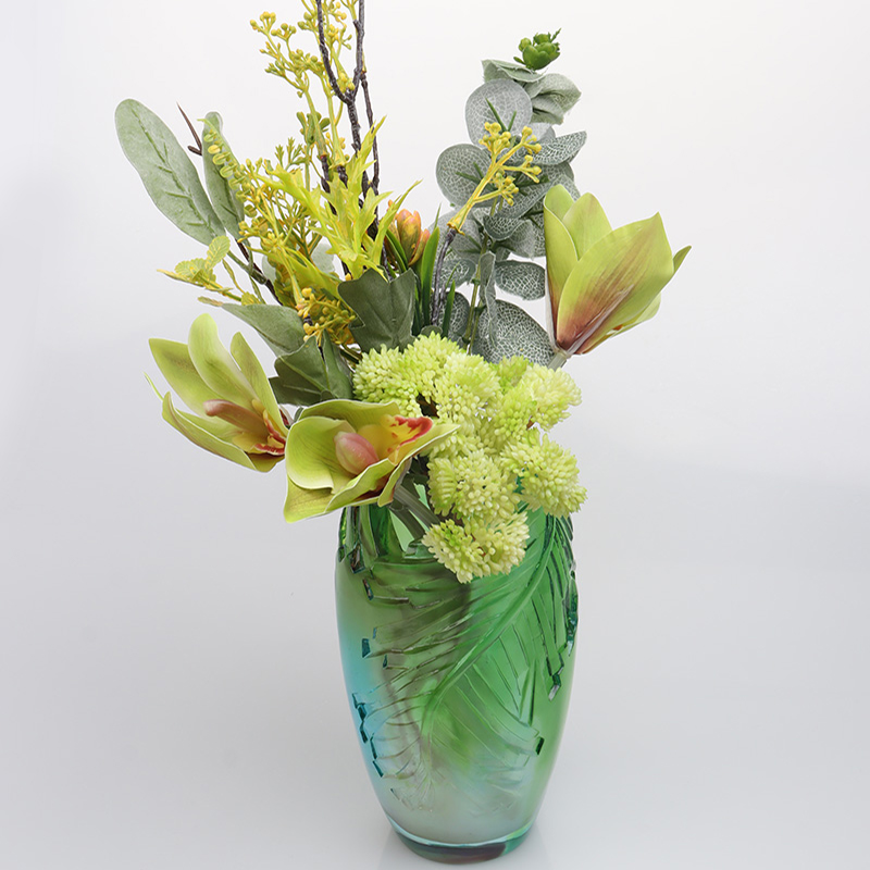 Cam Vazo Oturma Odası Çiçek Aranjmanı Kristal Cam Sanatsal Vazo Ev Dekor Yemek Masası Süs