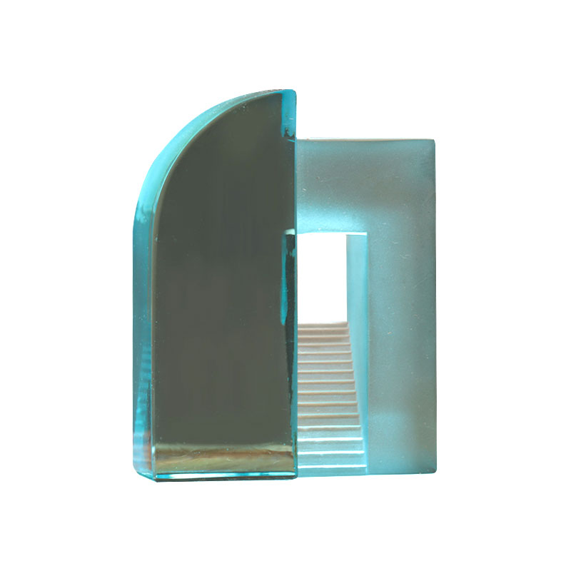 Degrade mavi buzlu cam Çin oyuncak süsleri