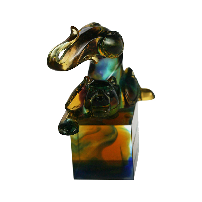 Kaplan cam kristal mühür