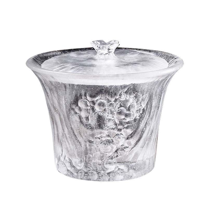 Kapaklı Şeffaf Çay Bardağı Seti