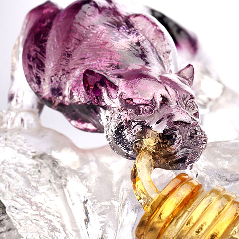 Art Dekoratif Cam Oval Meyve Tepsisi