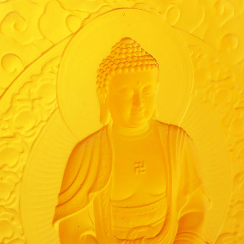 Amitabha Buddha Liuli Dekoratif Tuğla