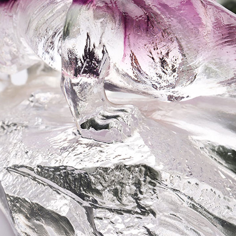 Art Dekoratif Cam Oval Meyve Tepsisi