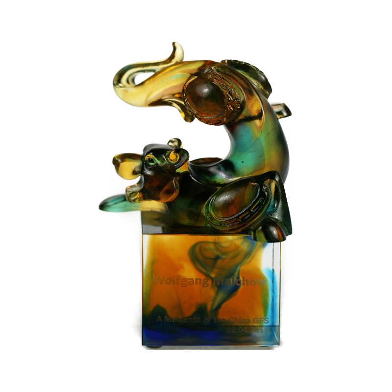 Kaplan cam kristal mühür