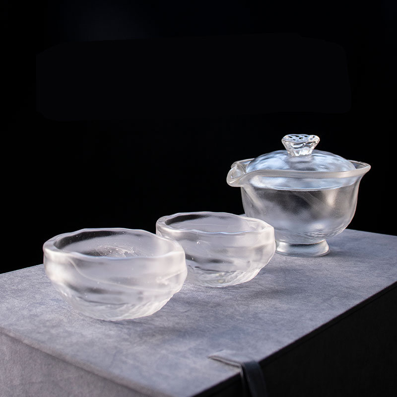 Şeffaf Cam Çay Seti Çaydanlık, Çay Bardağı